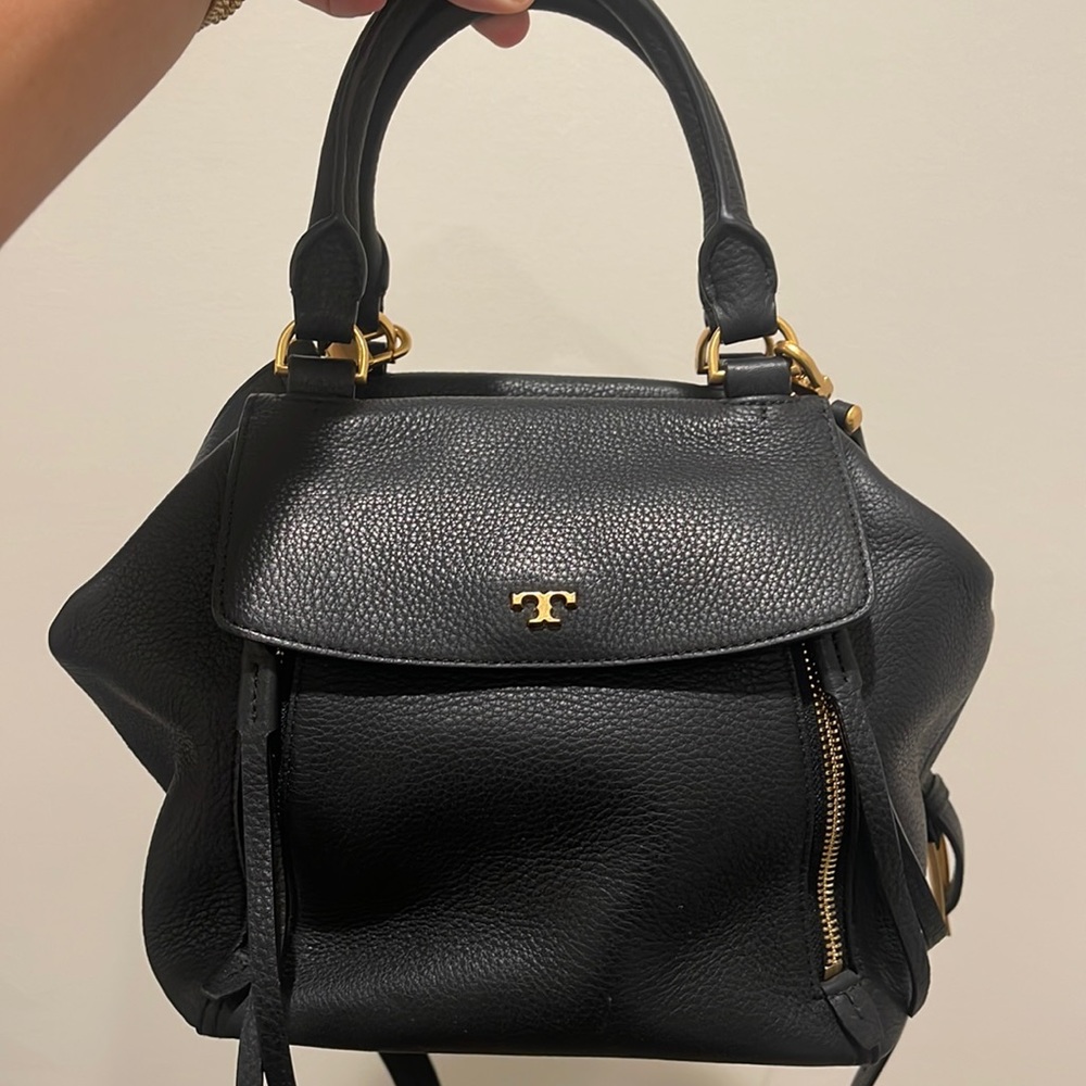 Tory Burch Black Bucket Bag